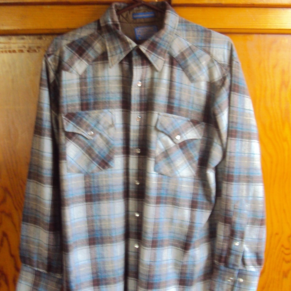 Pendleton Mens Wool Long Sleeve Shirt